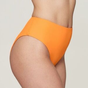 CUUP High-Waist Bikini Bottoms in Nectar Bright Orange NWT size 6